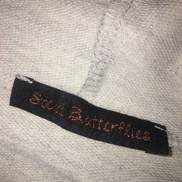 Social Butterflies Cropped Chill Hoodie Size large - Picture 5 of 6